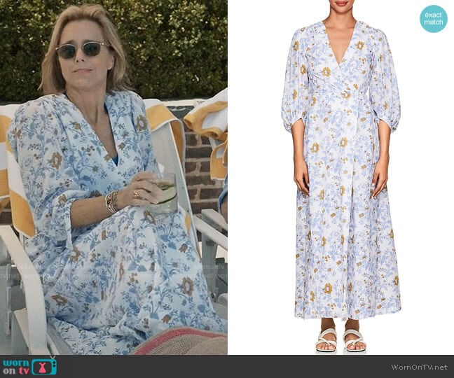 Thierry Colson Phoebe Floral Cotton Maxi Dress worn by Elizabeth McCord (Téa Leoni) on Madam Secretary