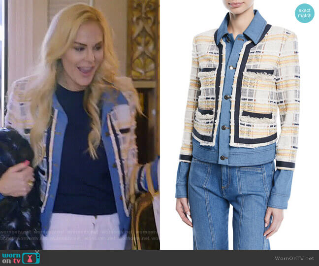 Santiago Jacket by Veronica Beard worn by Kameron Westcott on The Real Housewives of Dallas