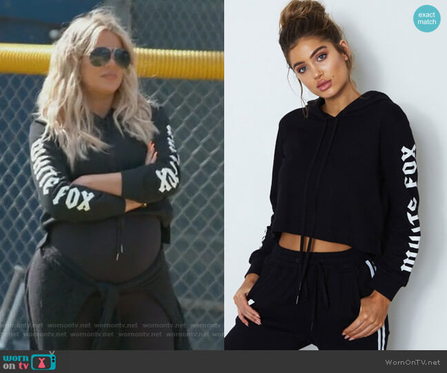 Zola Sweater by White Fox worn by Khloe Kardashian on Keeping Up with the Kardashians