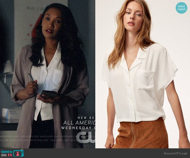 Wilfred Free Shawna Blouse worn by Iris West (Candice Patton) on The Flash