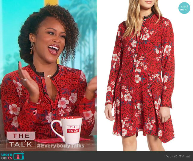 Ruti Dress by Zadig and Voltaire worn by Eve on The Talk