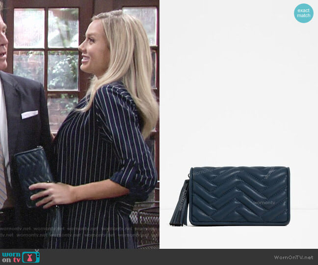 Zara Mini Crossbody Bag worn by Abby Newman (Melissa Ordway) on The Young and the Restless