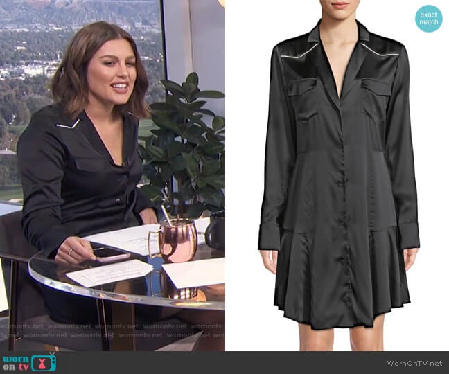 Rora Shirtdress by ALC worn by Carissa Loethen Culiner on E! News