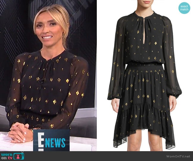 Sidney Dress by A.L.C. worn by Giuliana Rancic on E! News