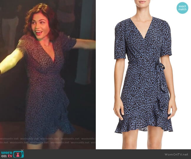 Leopard Print Wrap Dress by Aqua worn by Julian Booth (Jenna Dewan) on The Resident