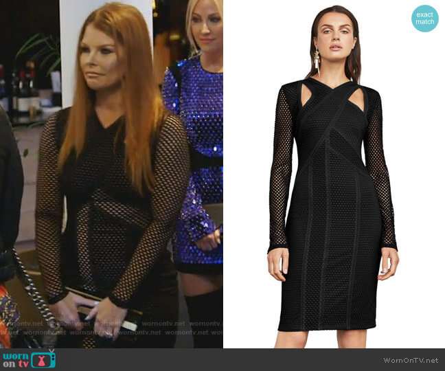 WornOnTV Brandi s black mesh dress on The Real Housewives of