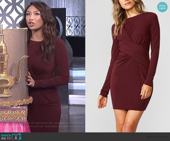 Clandestine Dress by Bailey 44 worn by Jeannie Mai on The Real