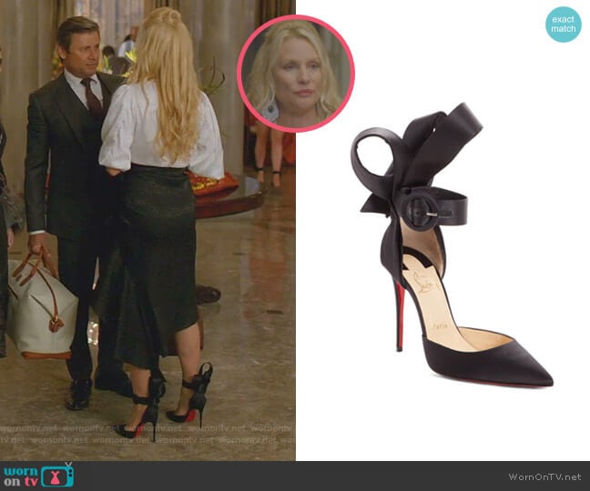 Raissa Pump by Christian Louboutin worn by Alexis Carrington (Elaine Hendrix) on Dynasty