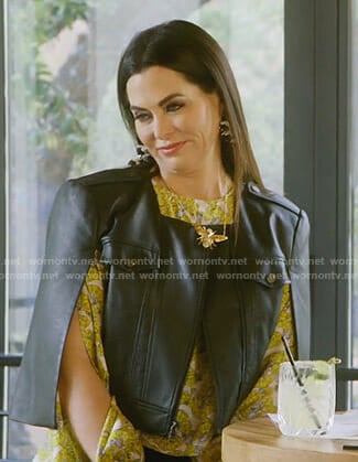 D'Andra's black cape jacket on The Real Housewives of Dallas