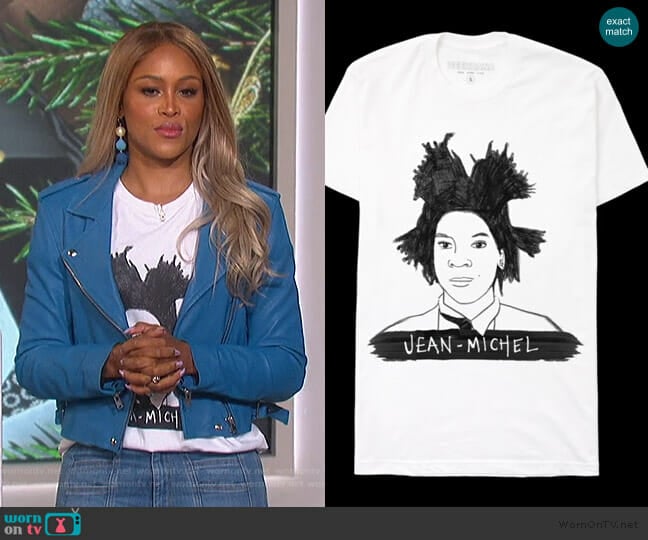 Jean Michel T-Shirt by Deer Dana worn by Eve on The Talk