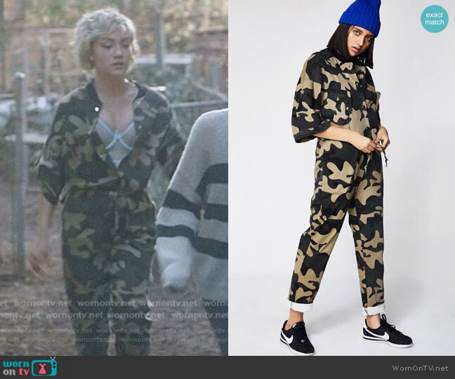 Never Unseen Camo Jumpsuit by Dolls Kill worn by Star Davis (Jude Demorest) on Star