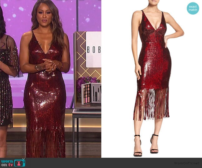 Frankie Dress by Dress the Population worn by Eve on The Talk