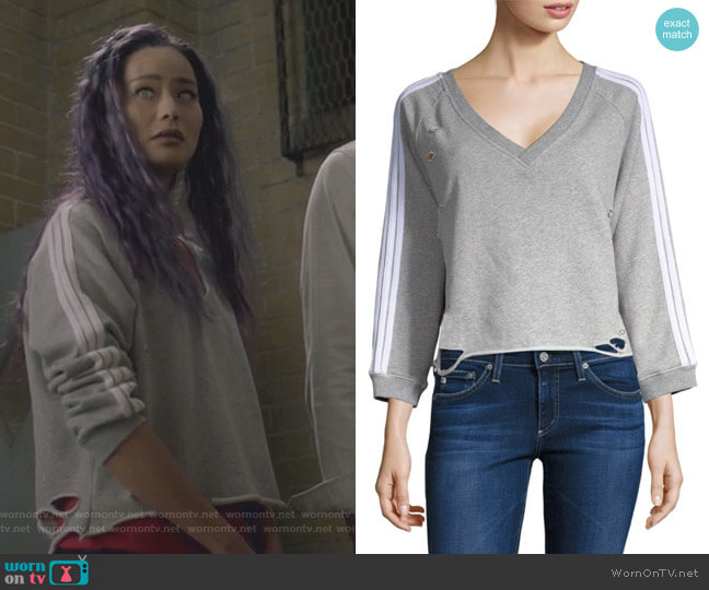 Sharyn Sweatshirt by Generation Love worn by Clarice Fong (Jamie Chung) on The Gifted
