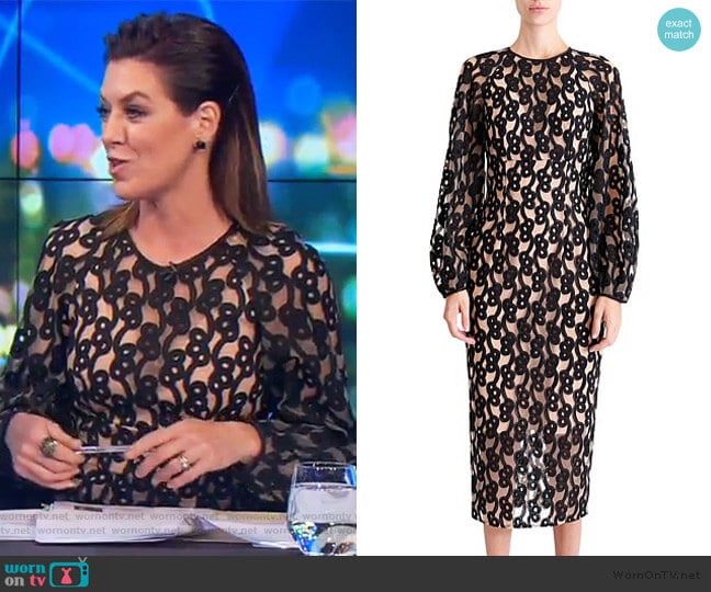 Link Dress with Sleeve by Ginger & Smart worn by Gorgi Coghlan on The Project