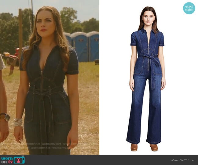 Gorgeous Jumpsuit by AO.LA by Alice + Olivia worn by Fallon Carrington (Elizabeth Gillies) on Dynasty