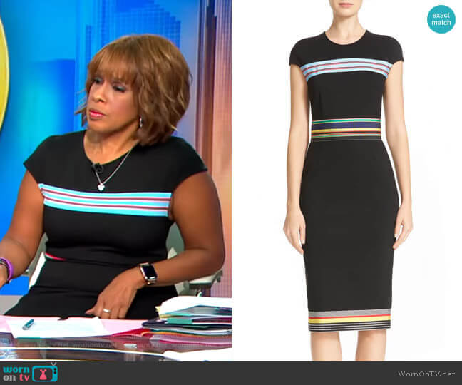 WornOnTV: Gayle’s black striped dress on CBS This Morning | Gayle King ...