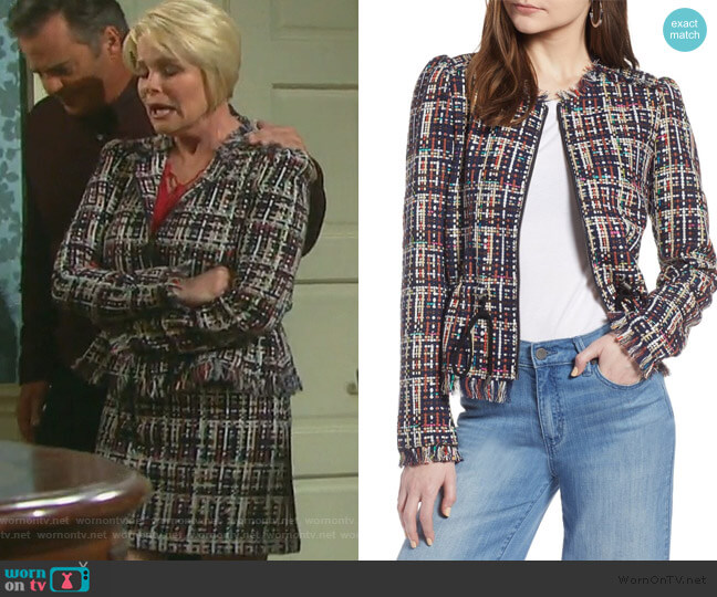 Tweed Jacket by Halogen worn by Bonnie Lockhart (Judi Evans) on Days of our Lives