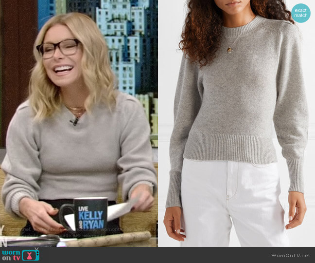 Conroy Sweater by Isabel Marant worn by Kelly Ripa on Live with Kelly and Ryan