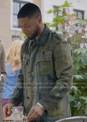 Jamal's printed utility jacket on Empire
