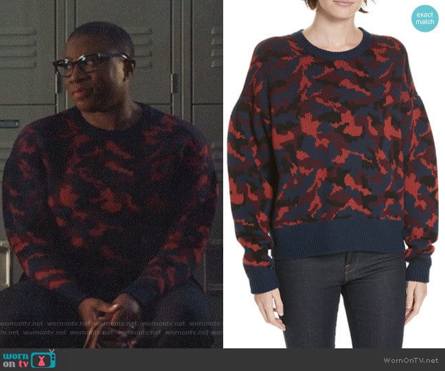 Brycen Sweater by Joie worn by Henrietta Wilson (Aisha Hinds) on 9-1-1