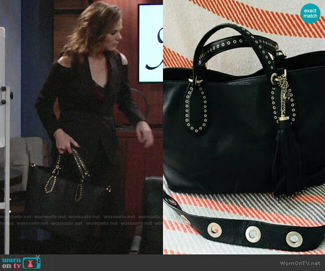 MICHAEL Michael Kors Brooklyn Tote worn by Phyllis Newman (Gina Tognoni) on The Young and the Restless