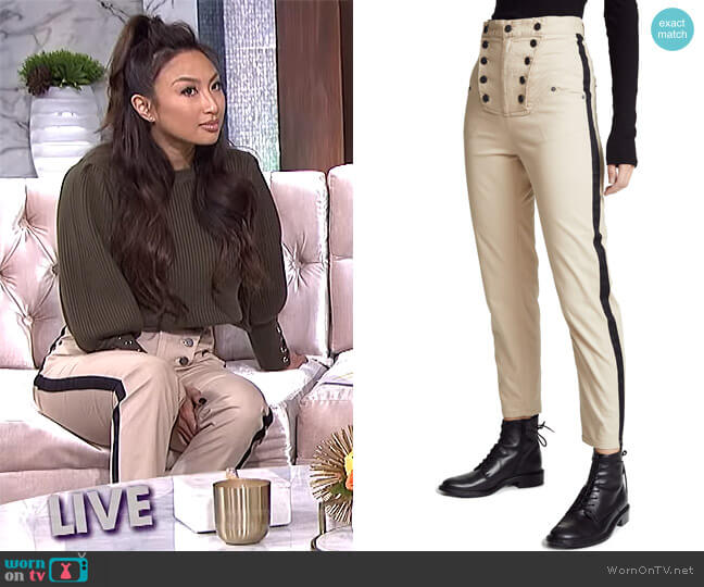 Deacon Canvas Pants by Marissa Webb worn by Jeannie Mai  on The Real