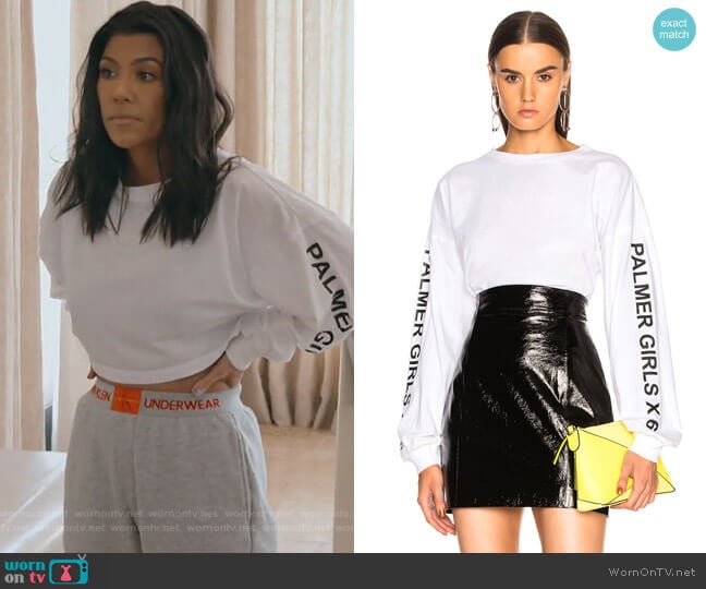 WornOnTV: Kourtney's black leather mini bag on The Kardashians, Kourtney  Kardashian