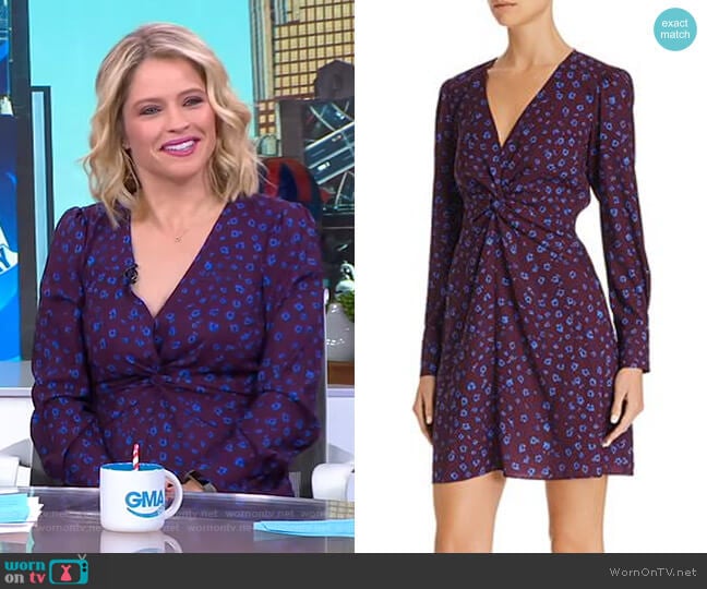 Bernette Dress by Parker worn by Sara Haines on Good Morning America