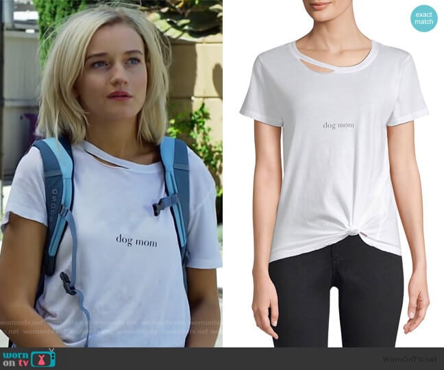 Harlow Dog Mom Tee by n:Philanthropy worn by Terra Newell (Julia Garner) on Dirty John