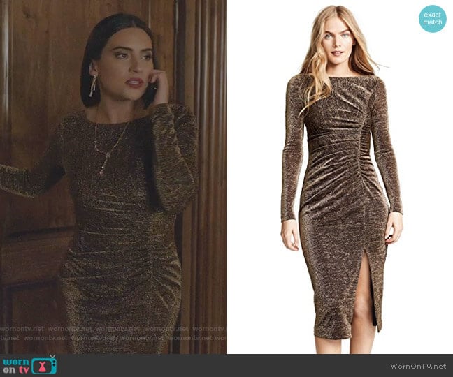 Lovey Dress by Rachel Zoe worn by Cristal Jennings (Daniella Alonso) on Dynasty