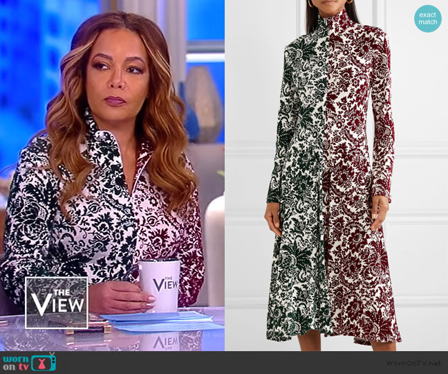 WornOnTV: Sunny’s multi colored floral print dress on The View | Sunny ...