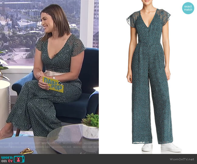 Layla Wide-Leg Jumpsuit by Sage the Label worn by Carissa Loethen Culiner  on E! News