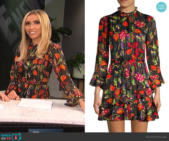 Marissa Dress by Saloni worn by Giuliana Rancic on E! News