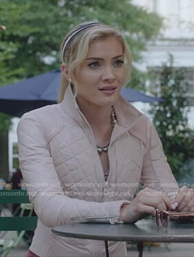 The Frost Sisters' pink quilted jacket on The Gifted