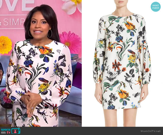 WornOnTV: Sheinelle’s white floral mini dress on Today | Sheinelle ...