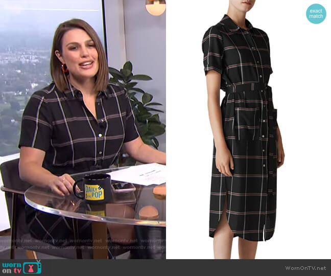 Montana Shirtdress by Whistles worn by Carissa Loethen Culiner  on E! News