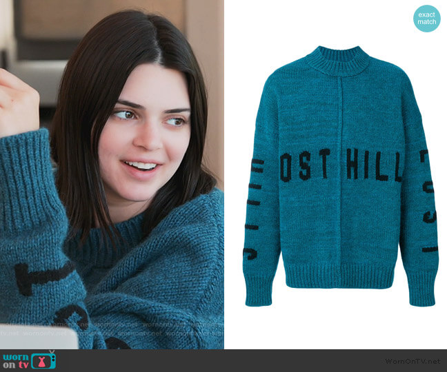 Lost Hill Pullover by Yeezy worn by Kendall Jenner  on Keeping Up with the Kardashians