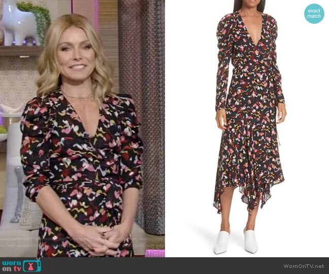 Tianna Dress by ALC worn by Kelly Ripa on Live with Kelly and Mark