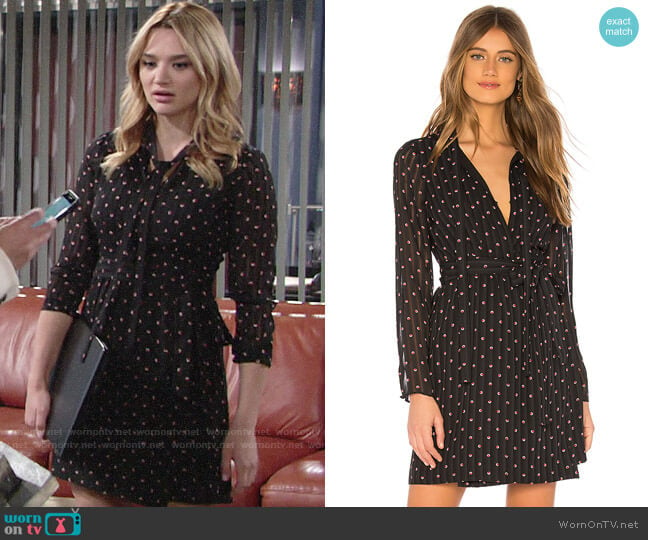 Alexis Leila Dress worn by Summer Newman (Hunter King) on The Young and the Restless