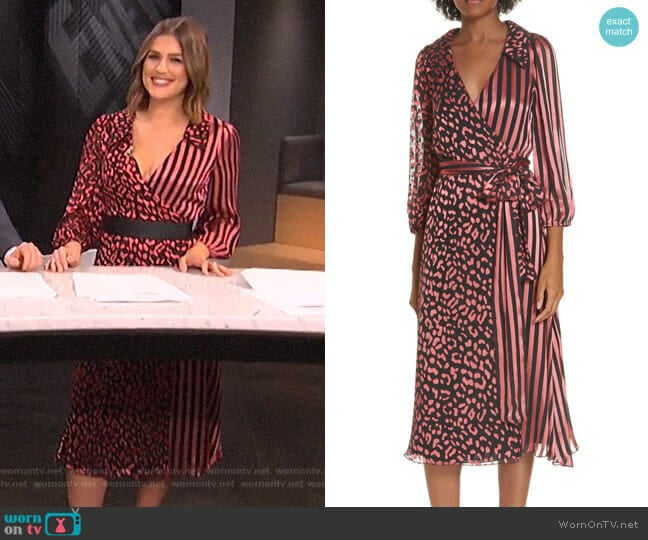 Abigail Dress by Alice + Olivia worn by Carissa Loethen Culiner on E! News