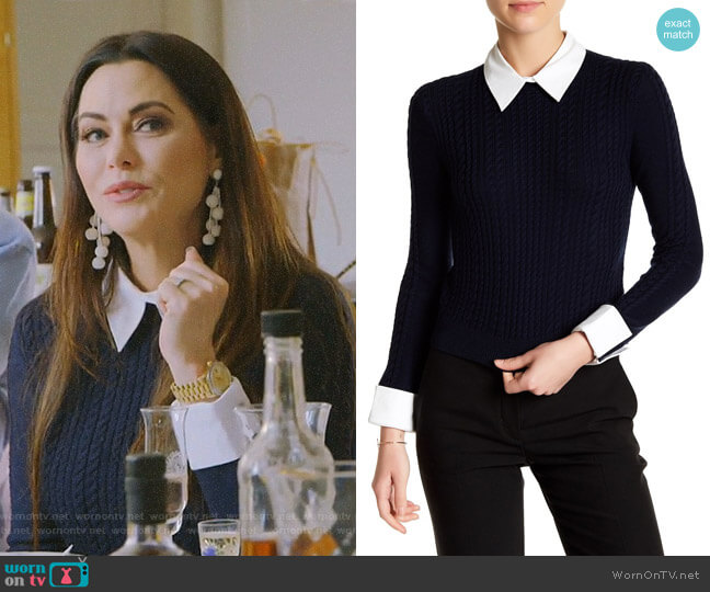 Gila Sweater by Alice + Olivia worn by D’Andra Simmons on The Real Housewives of Dallas