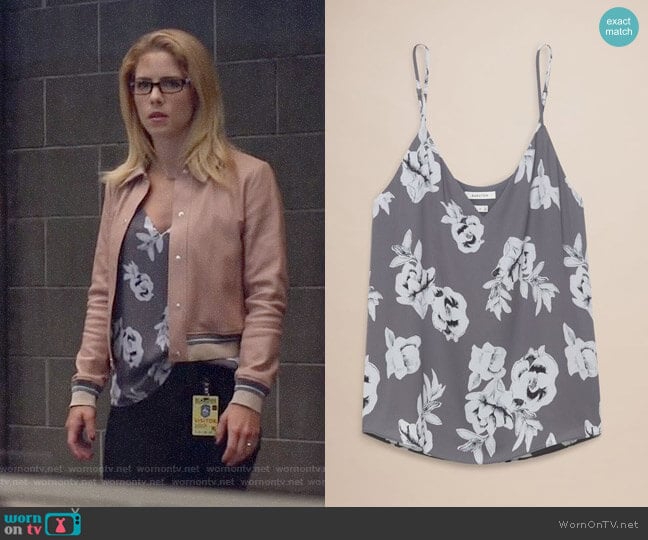 Babaton Everly Camisole worn by Felicity Smoak (Emily Bett Rickards) on Arrow