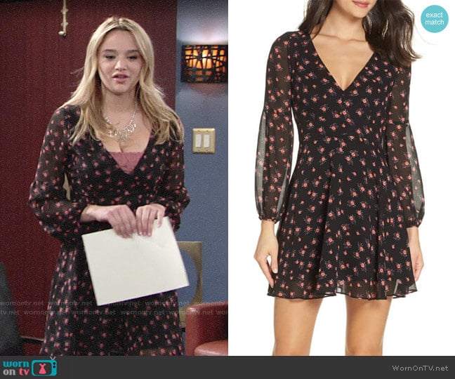 BB Dakota Love in Afternoon Dress worn by Summer Newman (Hunter King) on The Young and the Restless