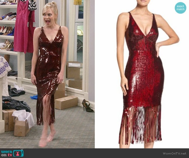 Dress the Population Frankie Dress worn by Christy Plunkett (Anna Faris) on Mom