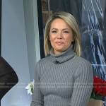 Dylan's grey turtleneck sweater dress on Today