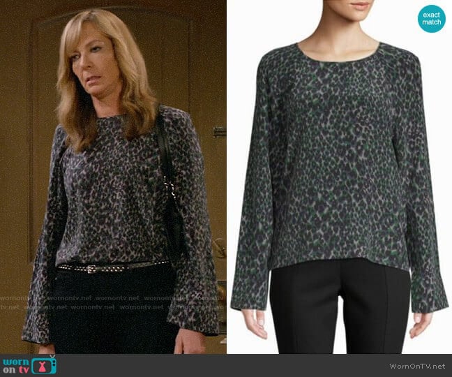 WornOnTV: Bonnie’s leopard print blouse on Mom | Allison Janney ...