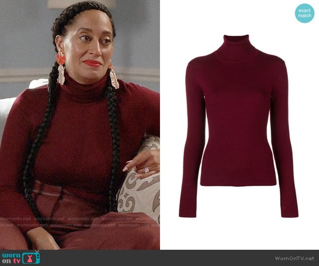 Gabriela Hearst May Sweater worn by Rainbow Johnson (Tracee Ellis Ross) on Black-ish