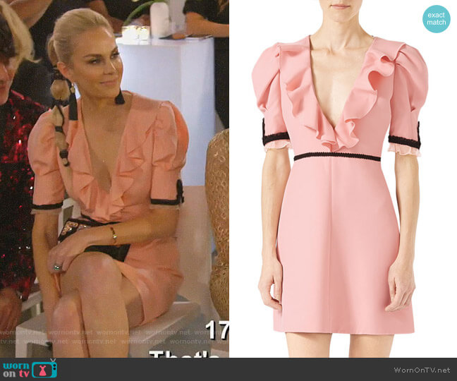 Crepe Silk Wool Dress by Gucci worn by Kameron Westcott on The Real Housewives of Dallas