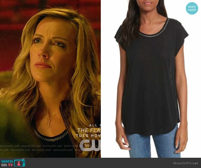 Joie Damani Top worn by Laurel Lance (Katie Cassidy) on Arrow