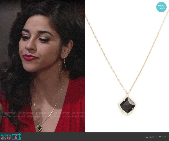 Kendra Scott Kacey Necklace worn by Mia Rosales (Noemi Gonzalez) on The Young & the Restless